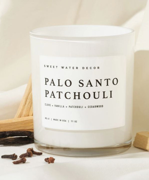 11oz Soy Candle - Palo Santo Patchouli