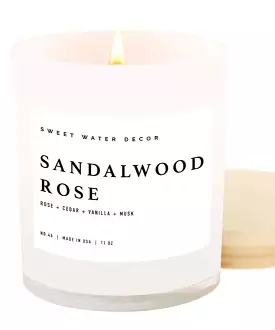 11oz Soy Candle - Sandalwood Rose