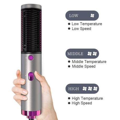 3-in-1 Hot Air Hair Dryer Brush & Styler