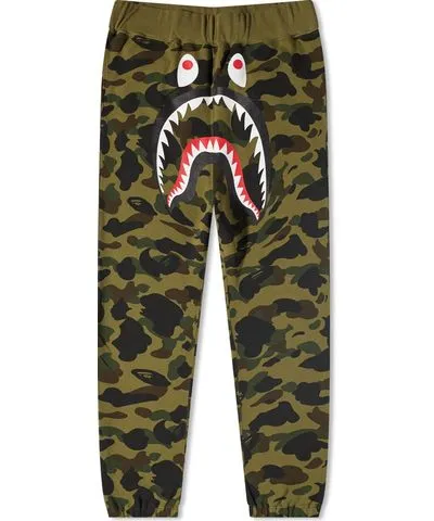 A Bathing Ape Men's 1st Camo Wide Fit Sweat Pants