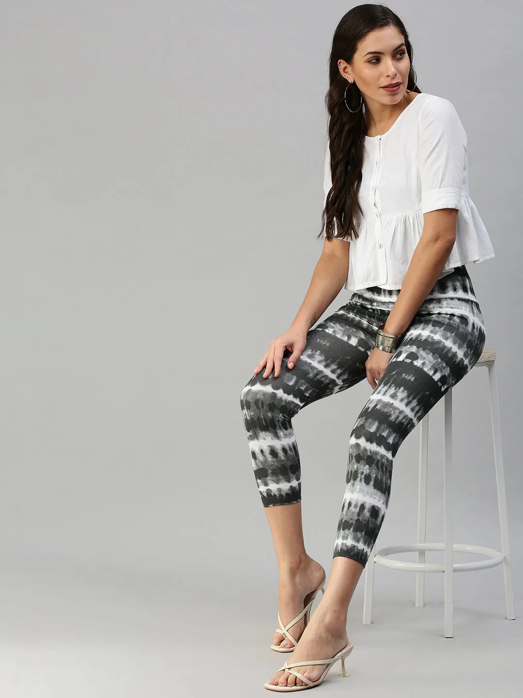 Active Wear Leggings-Dark Grey