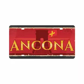 Ancona License Plate Italian Style