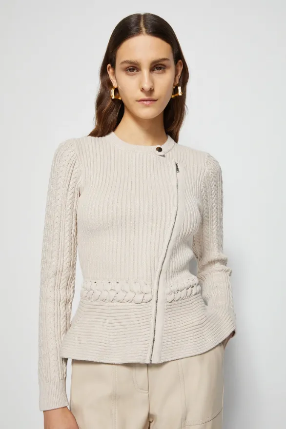 Andi Knit Peplum Jacket