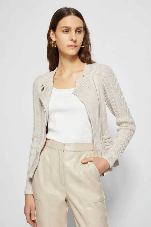 Andi Knit Peplum Jacket