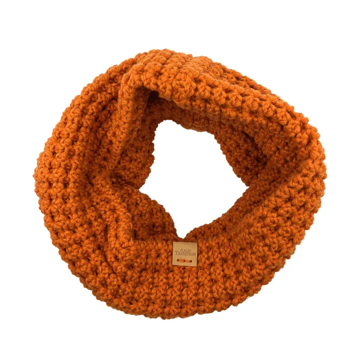 Aran Popcorn Stitch Snood