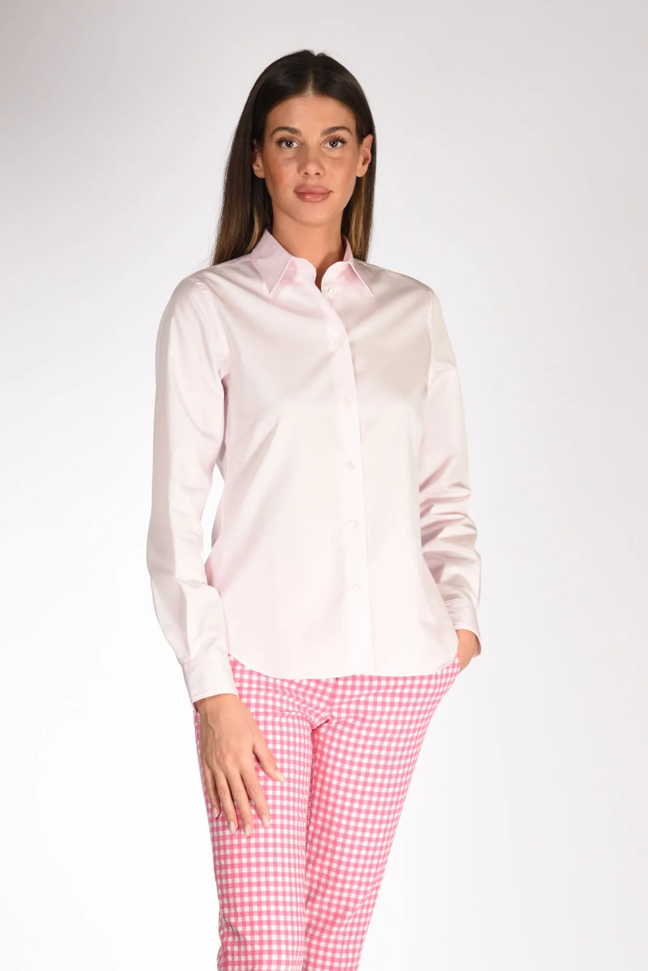 Aspesi Camicia Colletto Rosa Donna