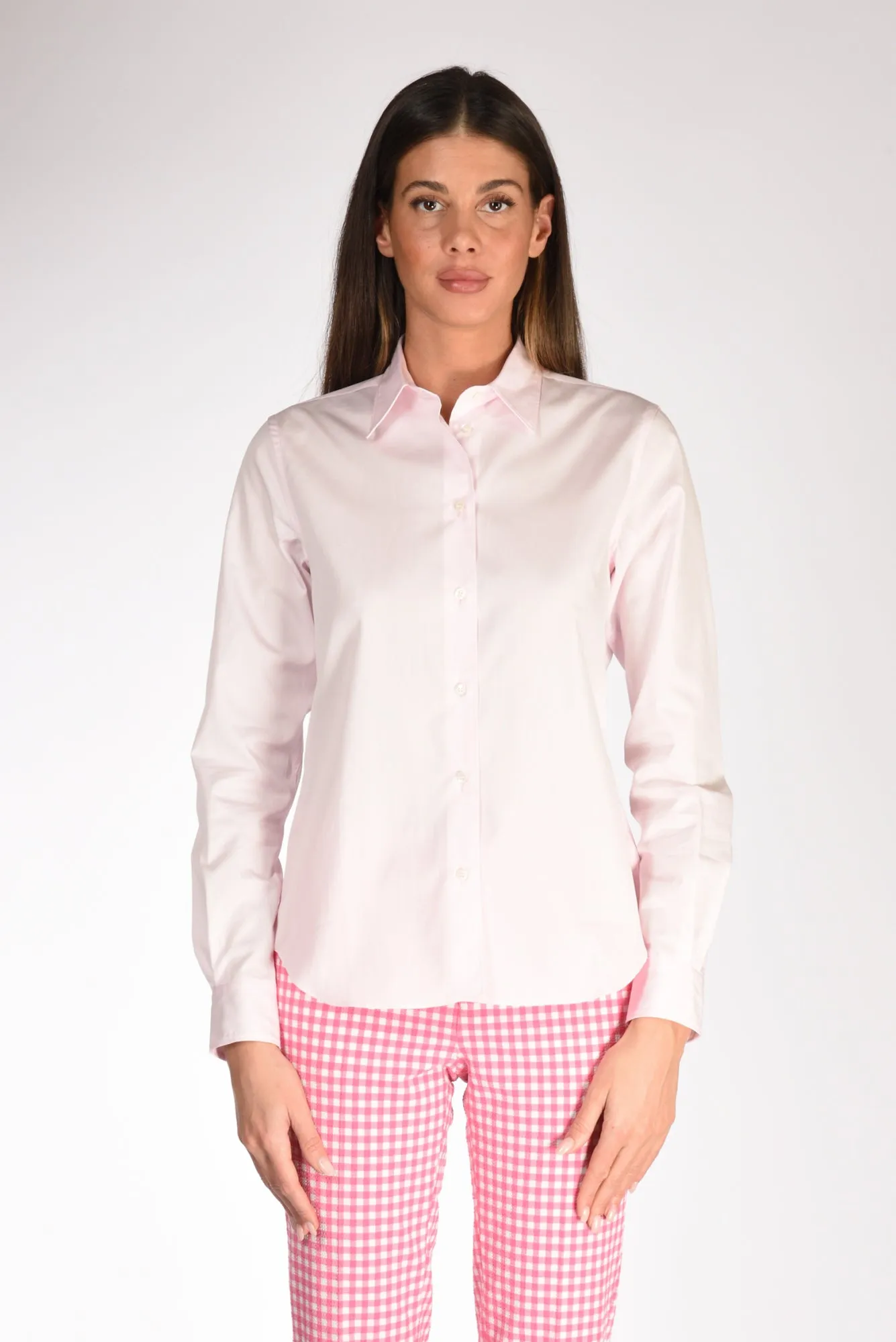 Aspesi Camicia Colletto Rosa Donna