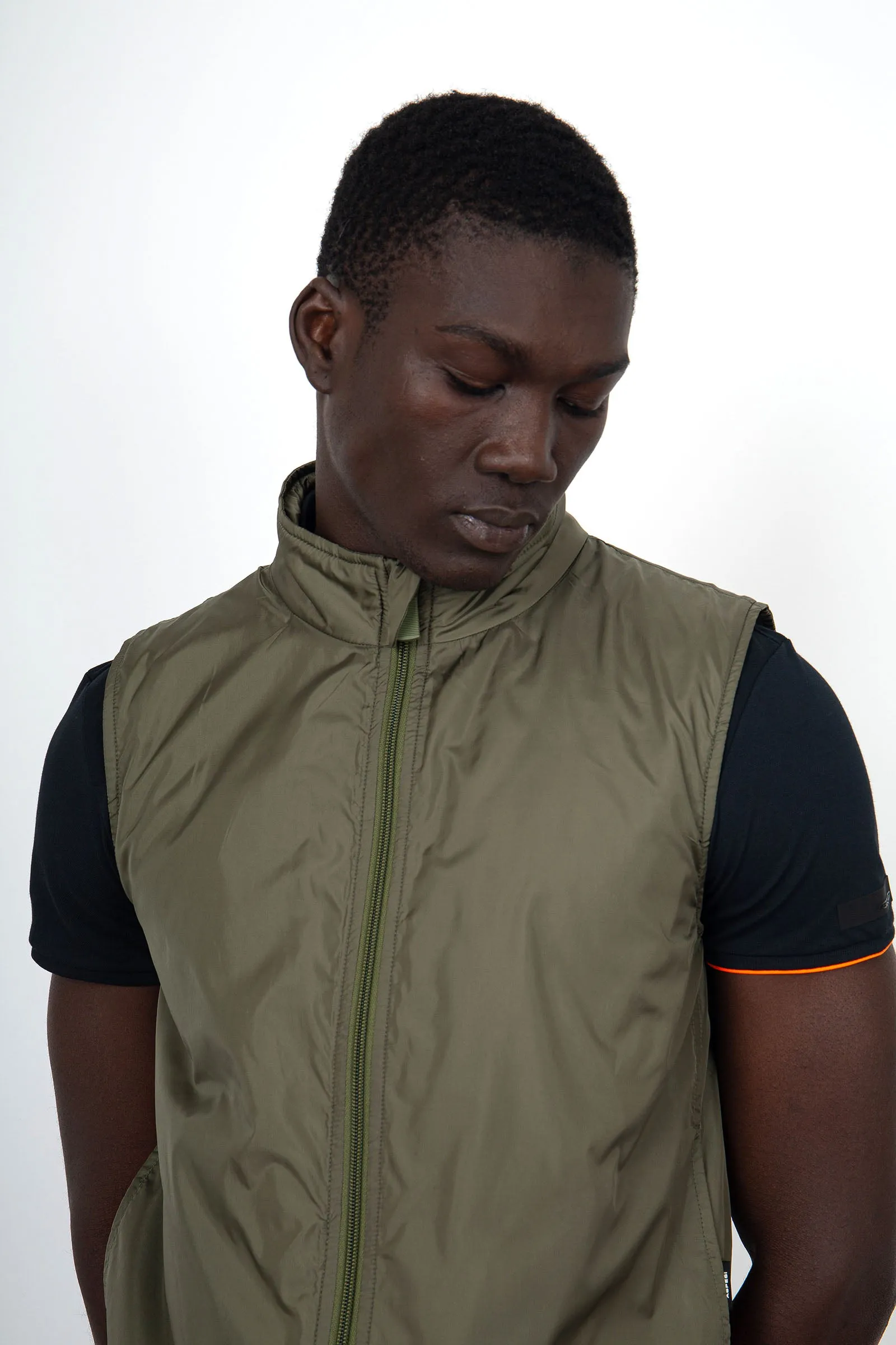 Aspesi Gilet Vernes  Verde Militare