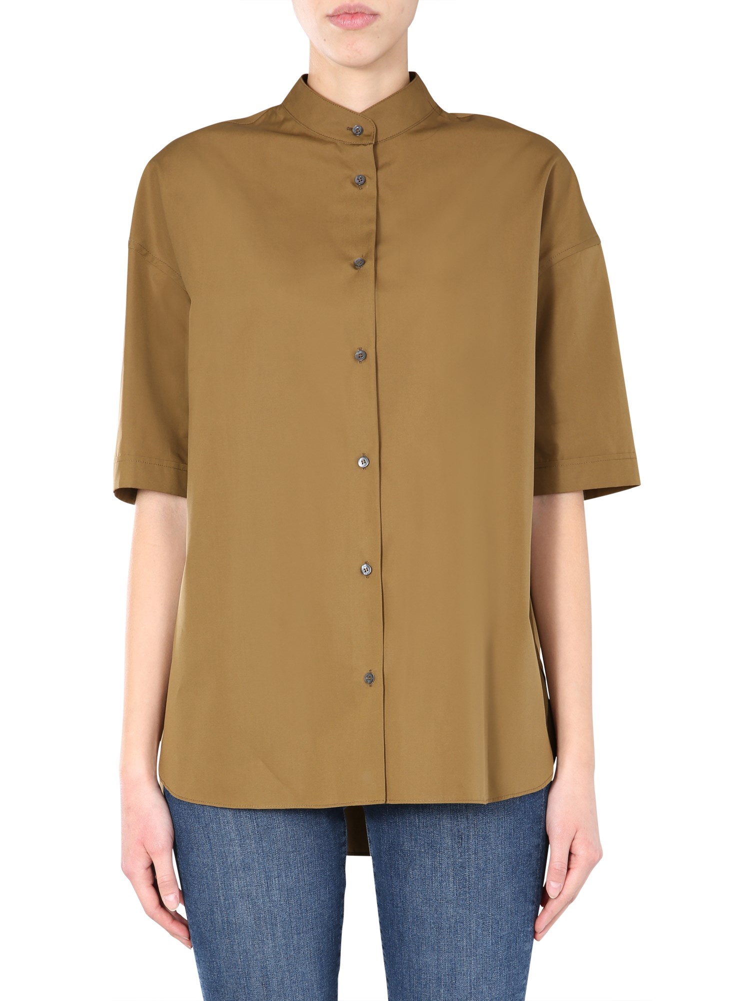 ASPESI    OVERSIZE FIT COTTON SHIRT