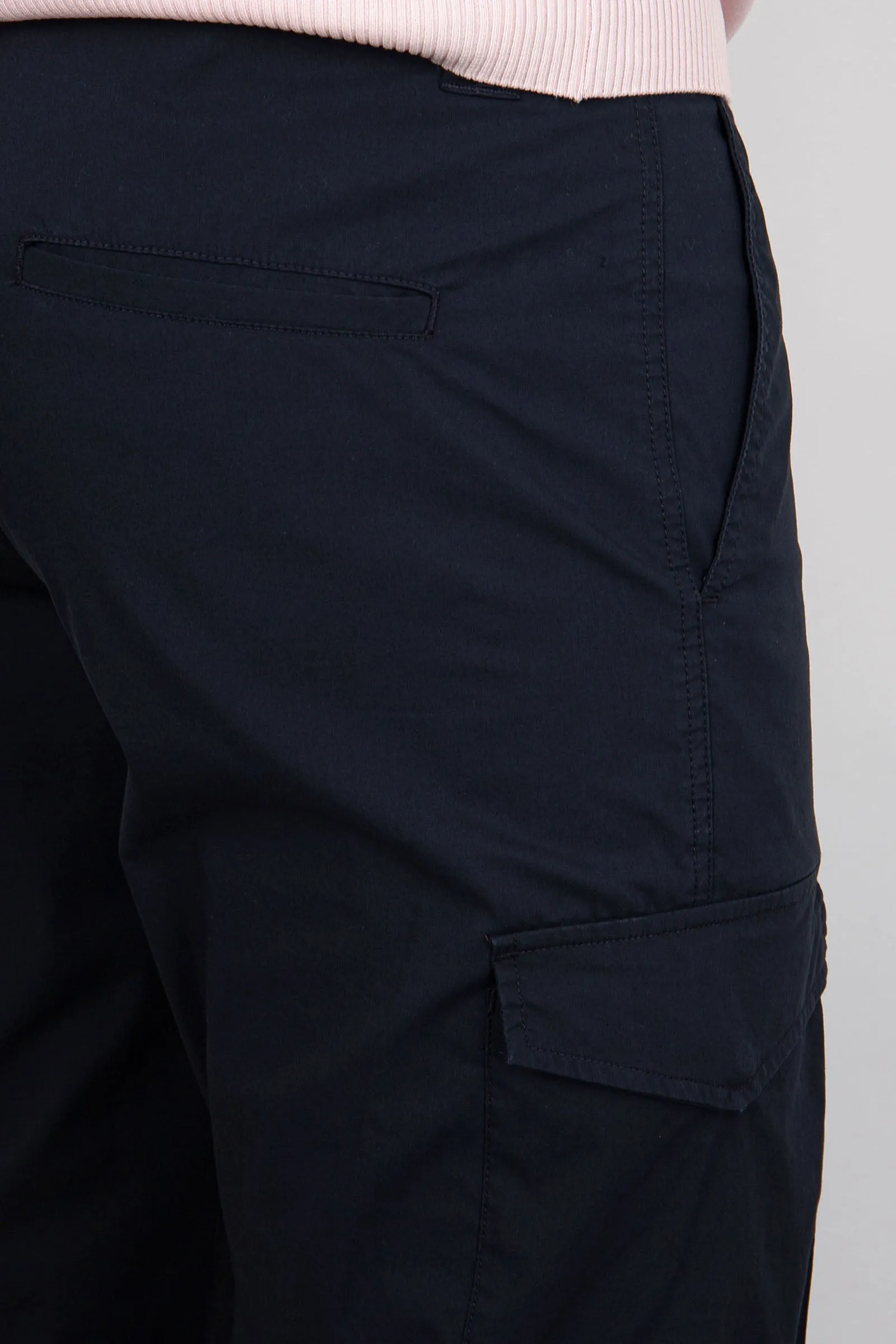 Aspesi Pantalone Cargo Fieldpant Cotone/Nylon Blu Navy