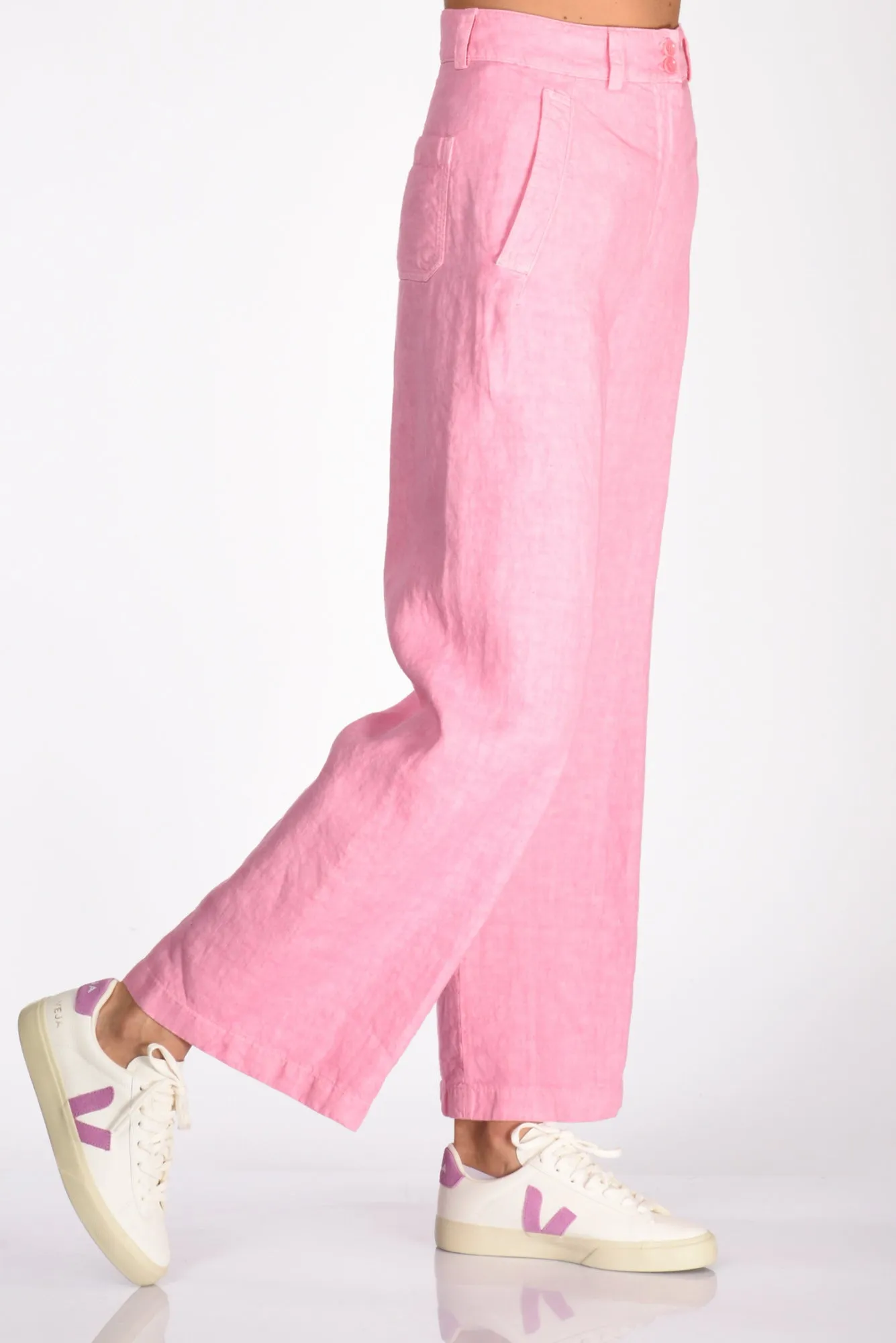 Aspesi Pantalone Dritto Rosa Donna