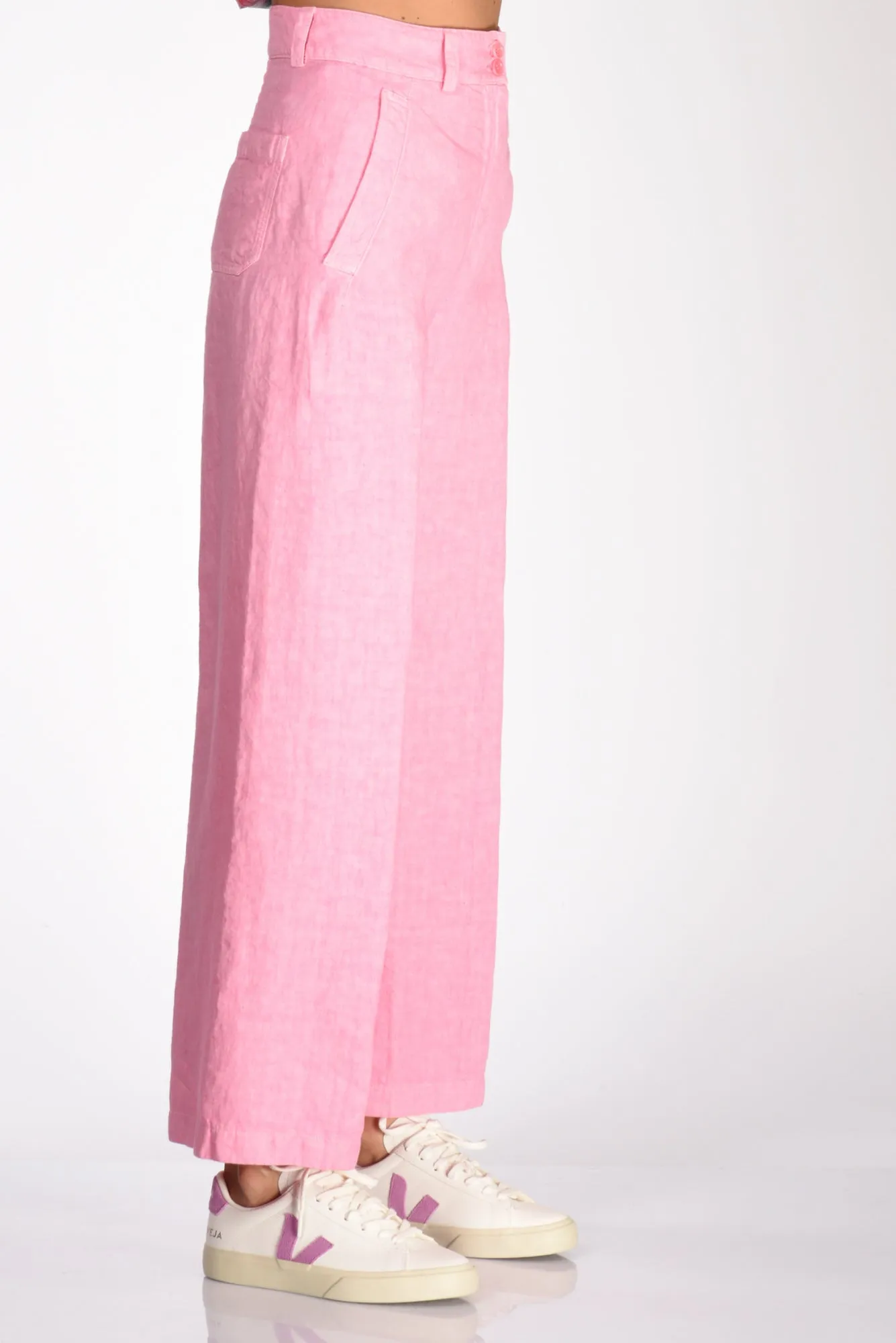 Aspesi Pantalone Dritto Rosa Donna