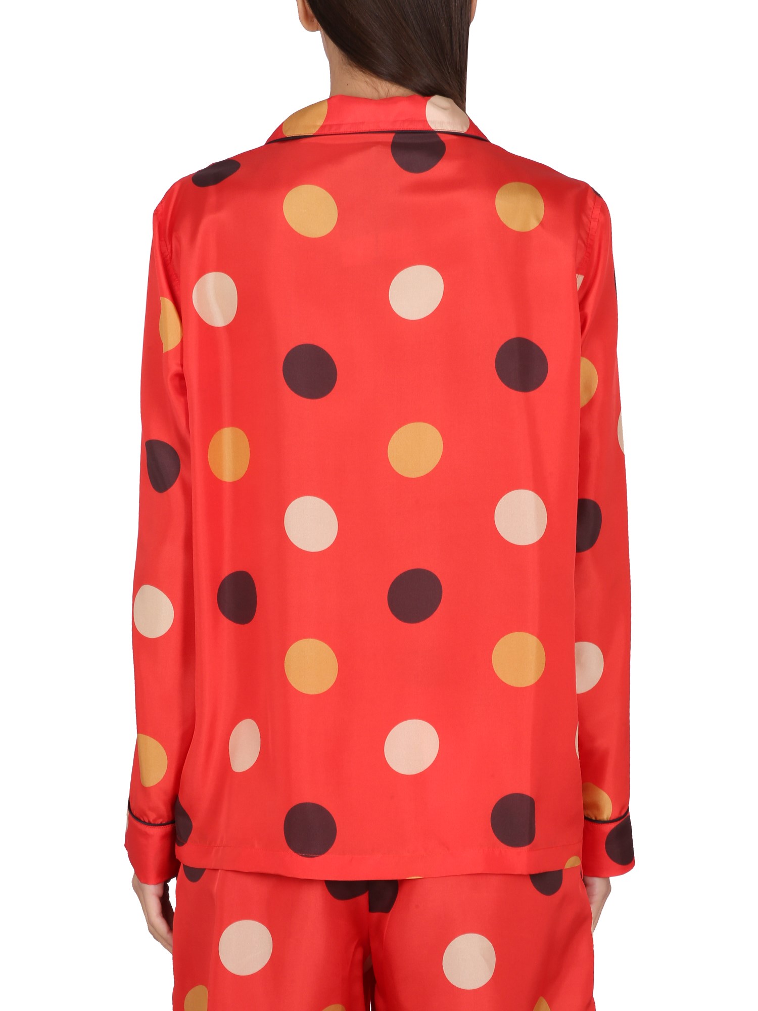 ASPESI    SILK POLKA DOT SHIRT