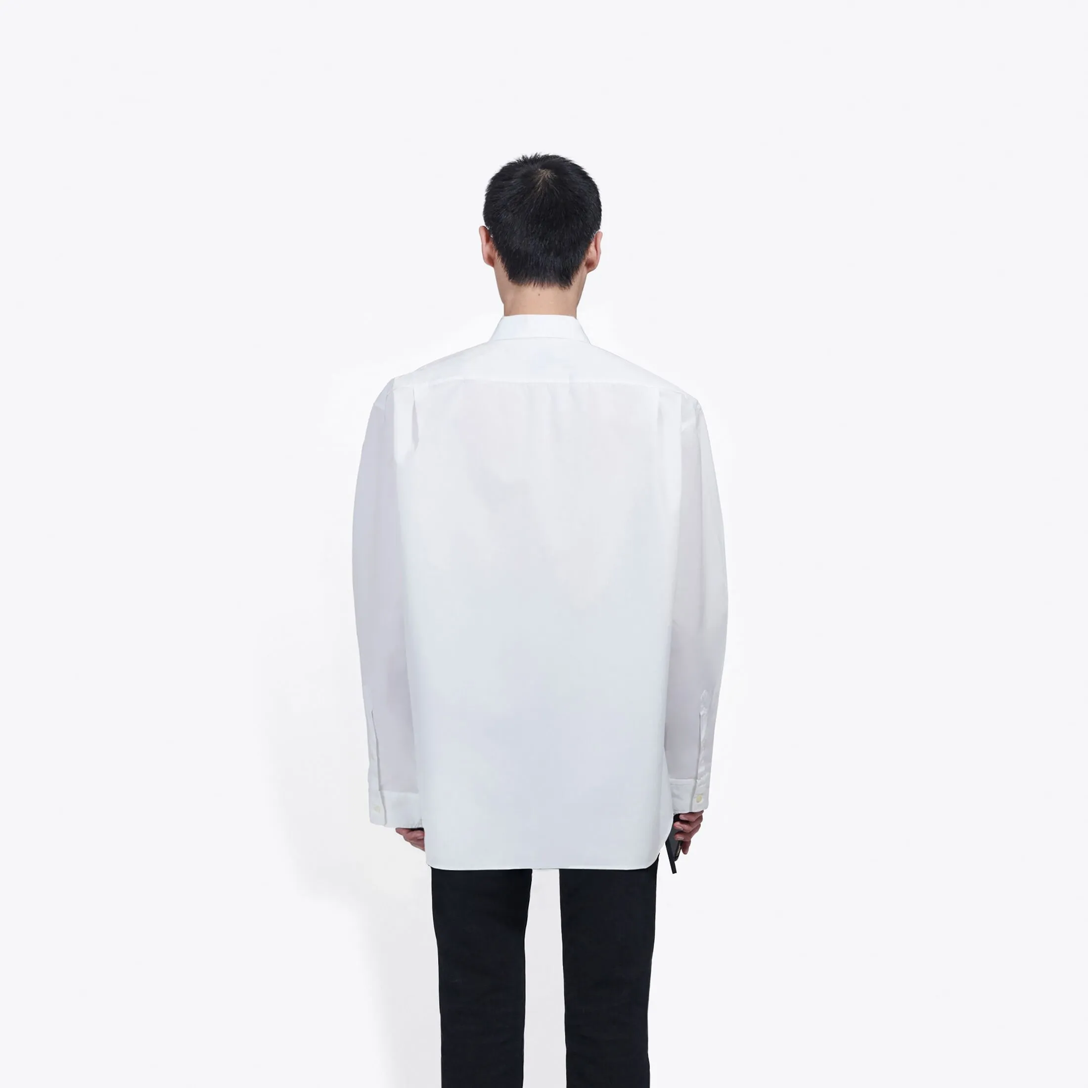 BALENCIAGA  |Unisex Street Style Long Sleeves Plain Cotton Oversized Logo