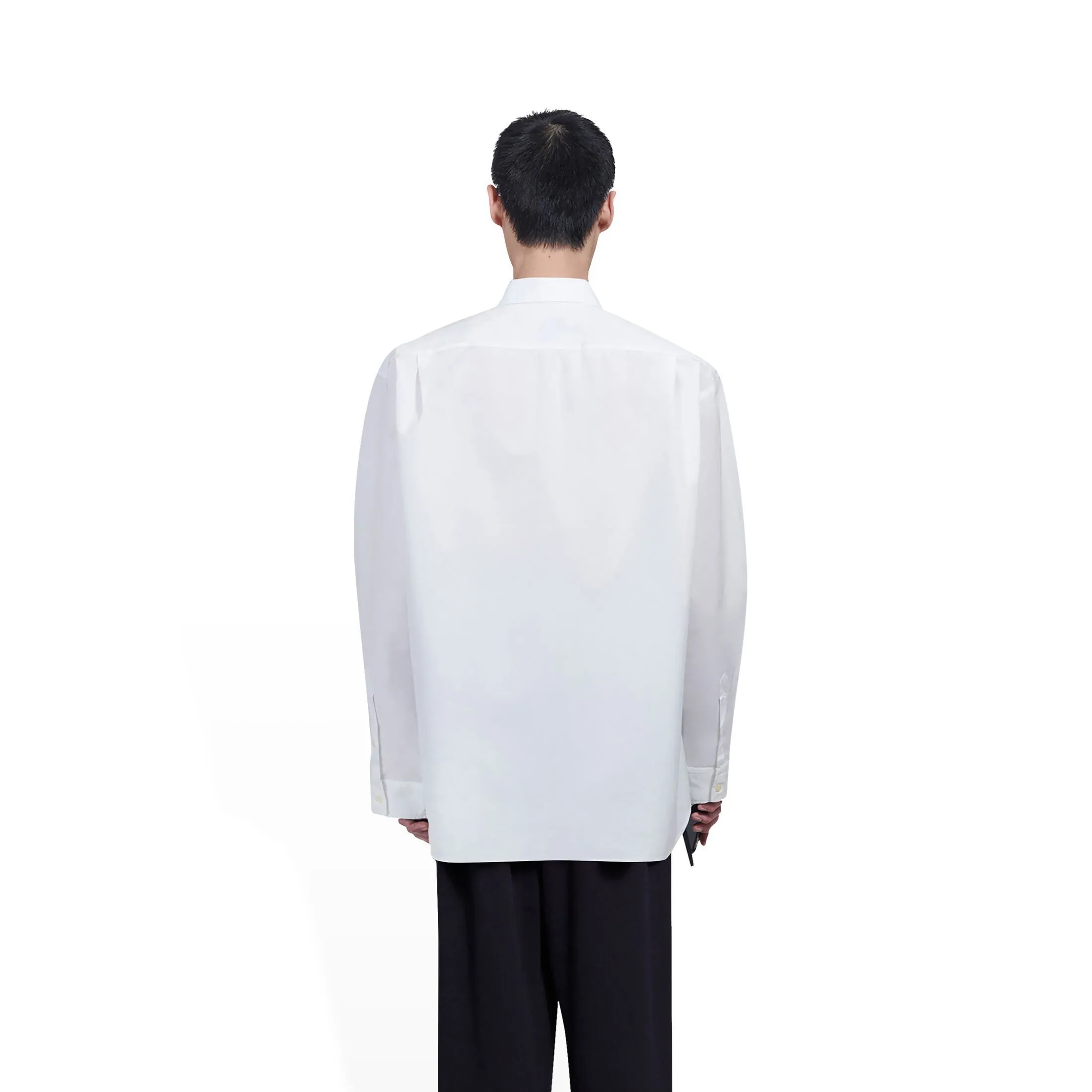 BALENCIAGA  |Unisex Street Style Long Sleeves Plain Cotton Oversized Logo