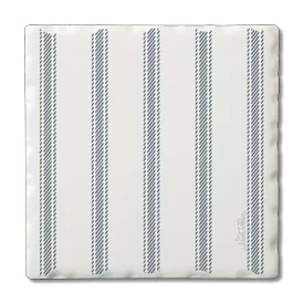 Beach Ticking Stripe – Square Single Coaster