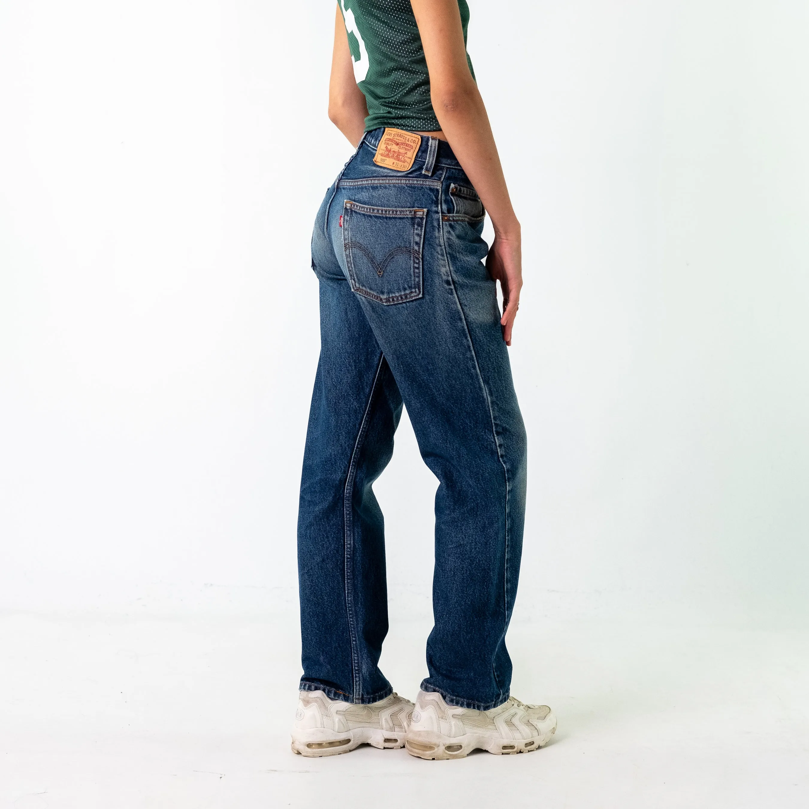 Blue 90s Levi's Denim Jeans Baggy Pants (32x31)