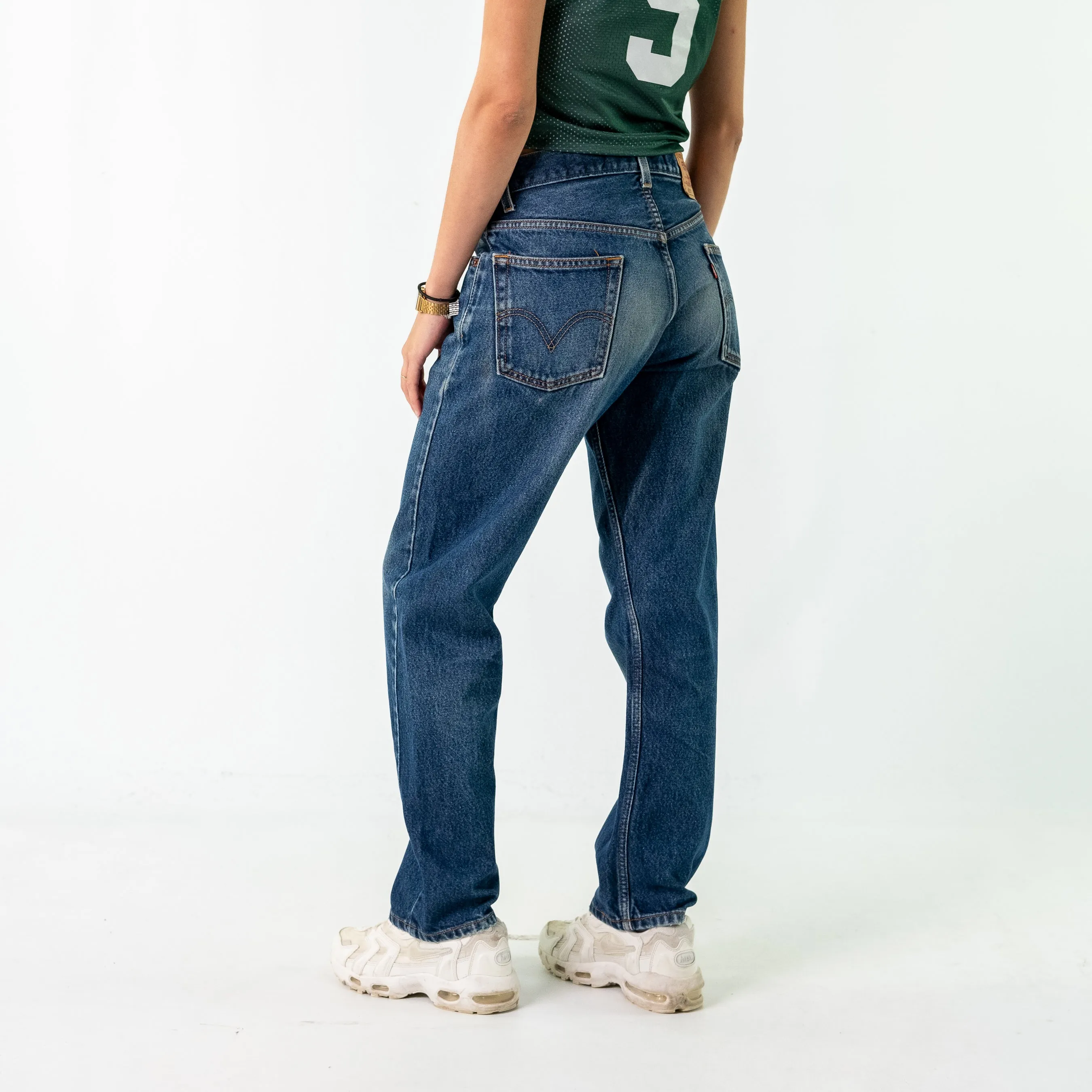 Blue 90s Levi's Denim Jeans Baggy Pants (32x31)