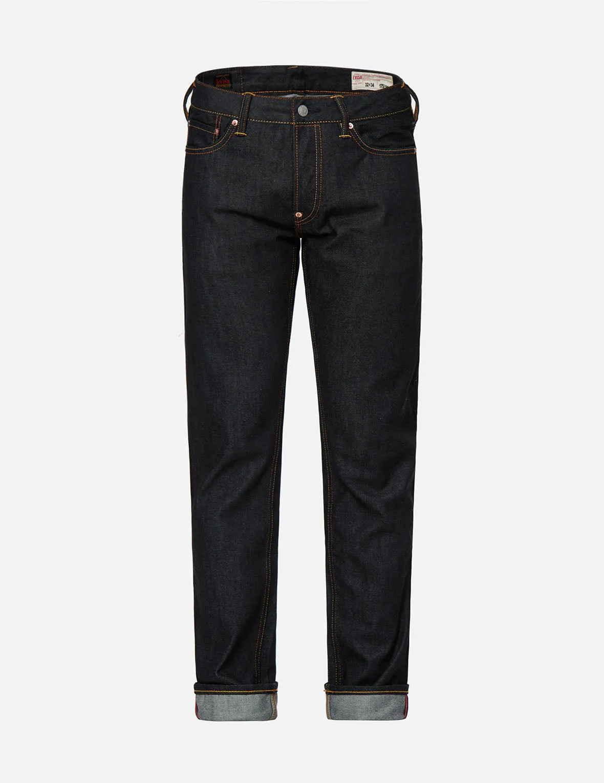 Blue Brushstroke Daicock Slim Cropped-fit  Jeans