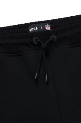 BOSS x NFL cotton-blend tracksuit bottoms with collaborative branding