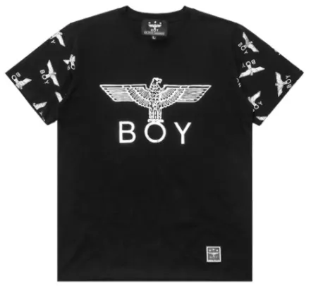 BOY LONDON  |Unisex Studded Street Style U-Neck Cropped Cotton Fringes