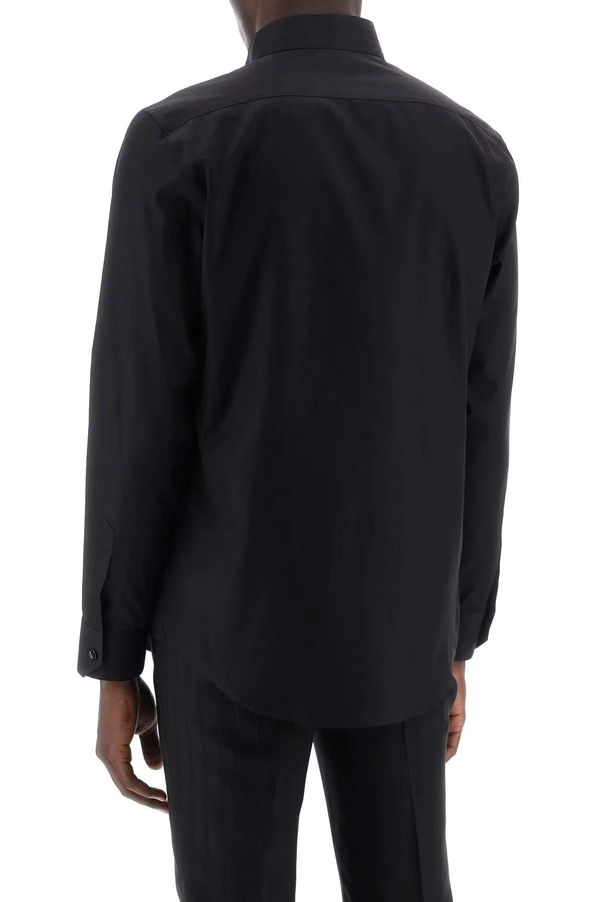 CELINE  |Street Style Long Sleeves Plain Cotton Logo Luxury Shirts