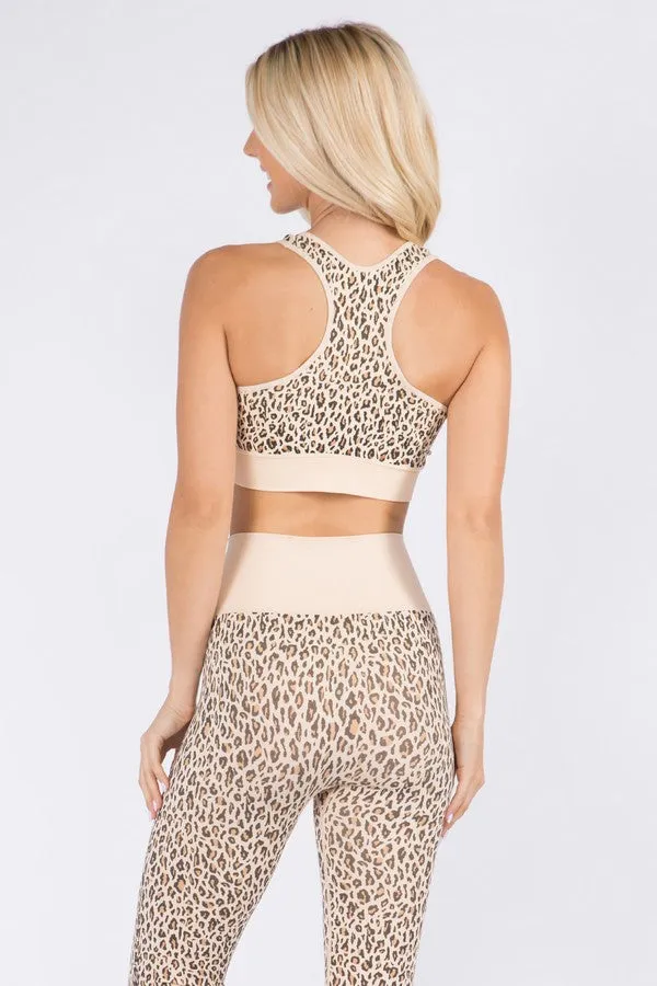 Cheetah Seamless Sports Bra