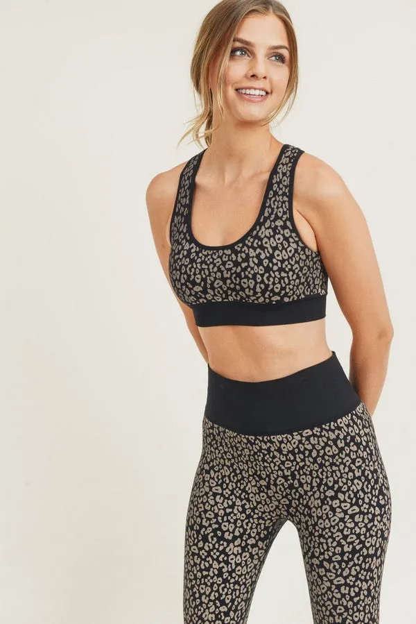 Cheetah Seamless Sports Bra