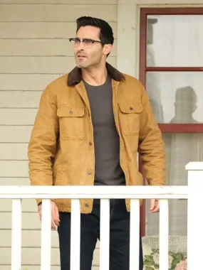 Clark Kent Superman and Lois S02 Brown Jacket