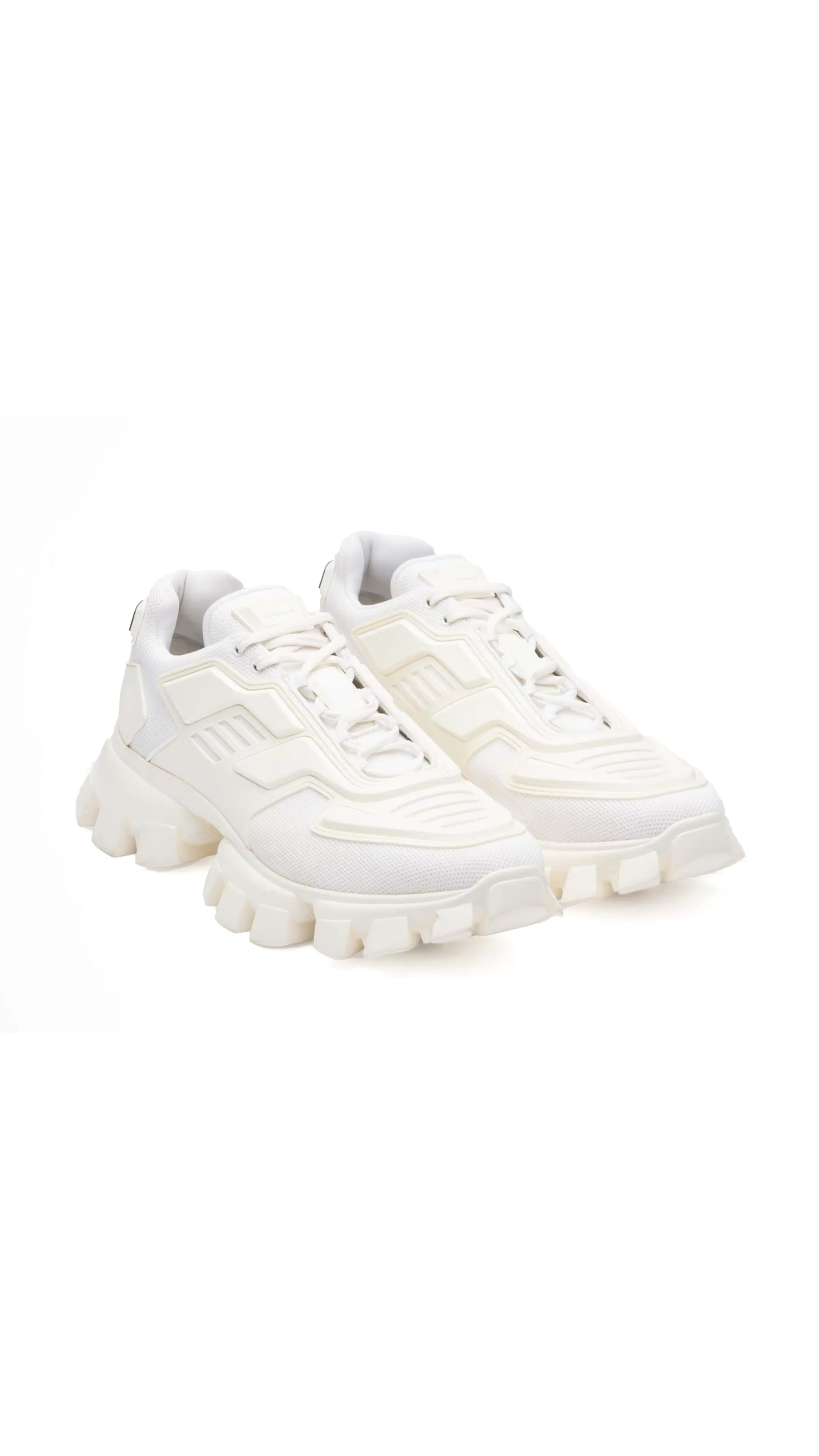 Cloudburst Thunder Technical Fabric Sneakers - White