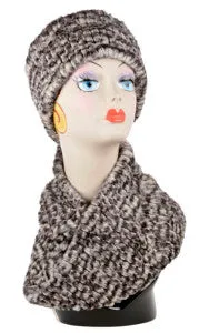 Cobblestone Luxury Faux Fur Neck Warmer