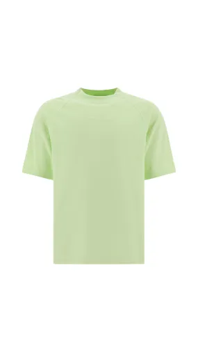 Compass Embroidered T-shirt - Light Green