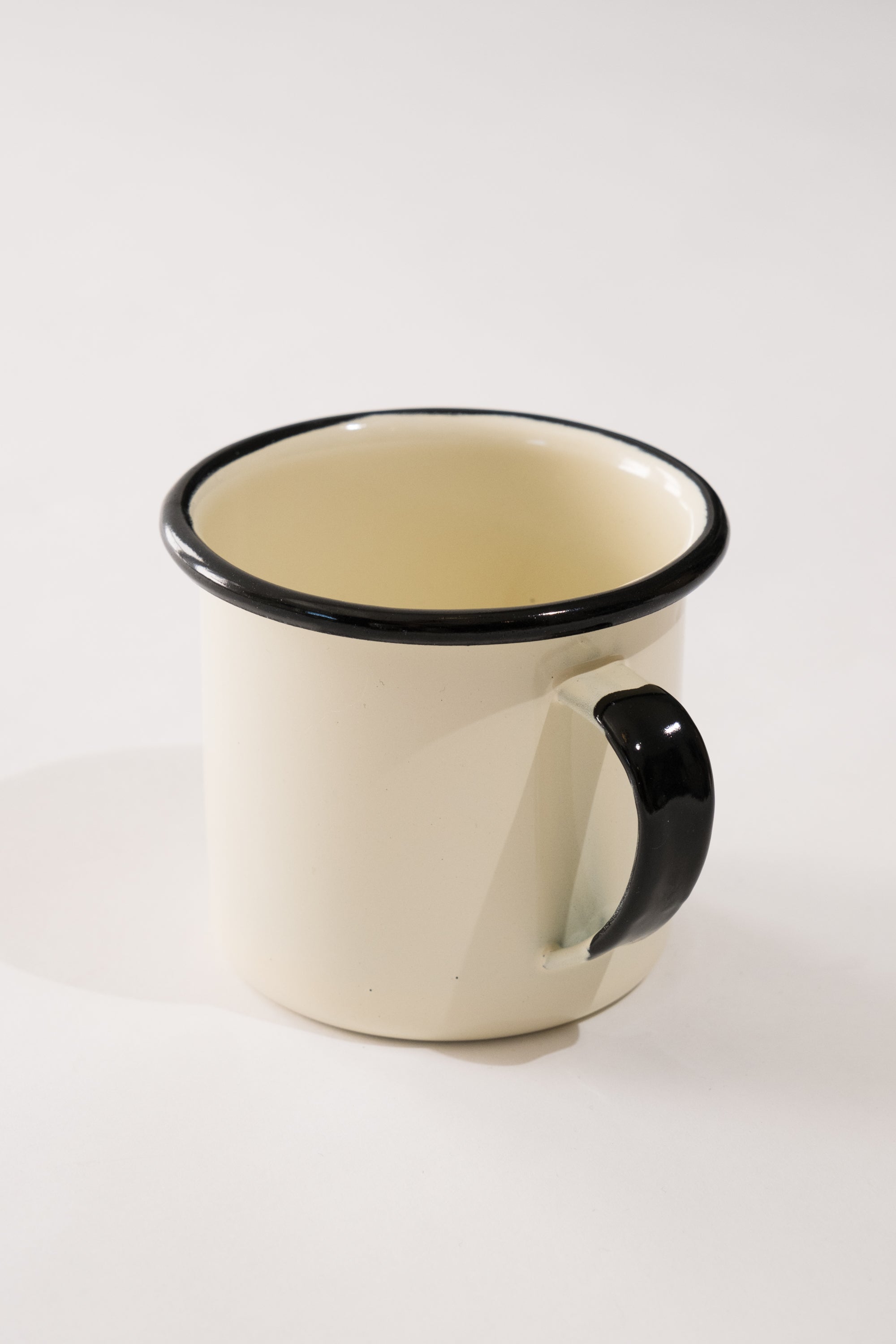 Cream Enamel Cup