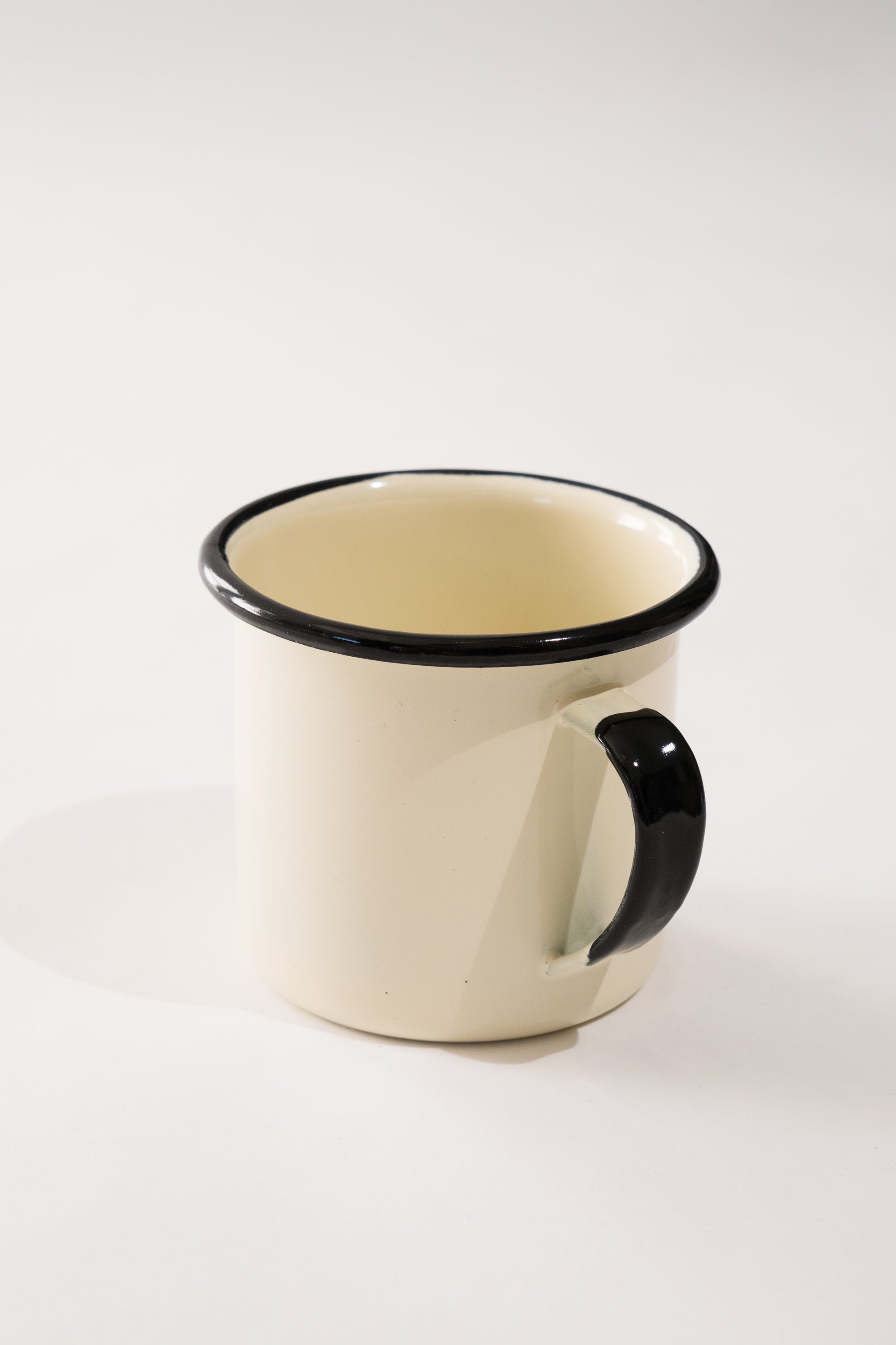 Cream Enamel Cup