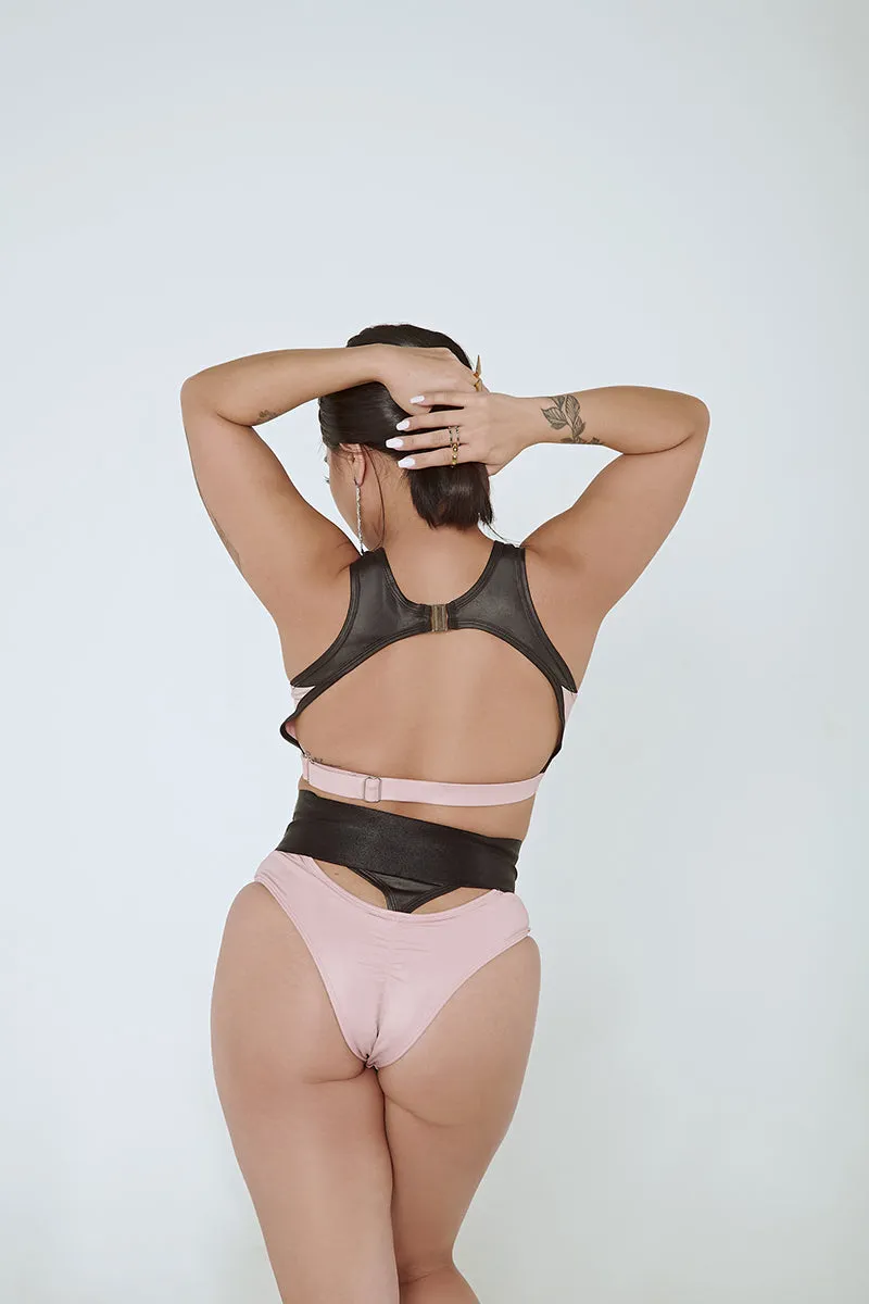 CXIX I Slay Sports Bra - Pink/Black