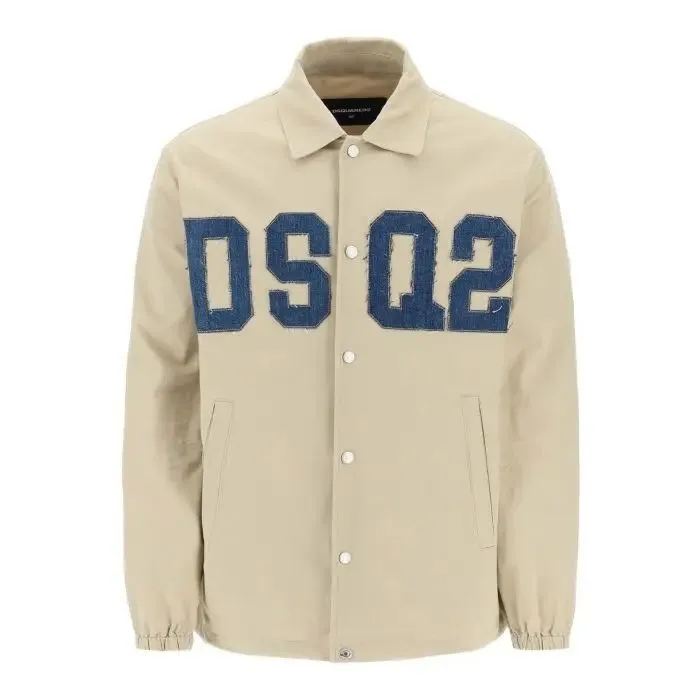 D SQUARED2  |Street Style Long Sleeves Cotton Logo Luxury Shirts