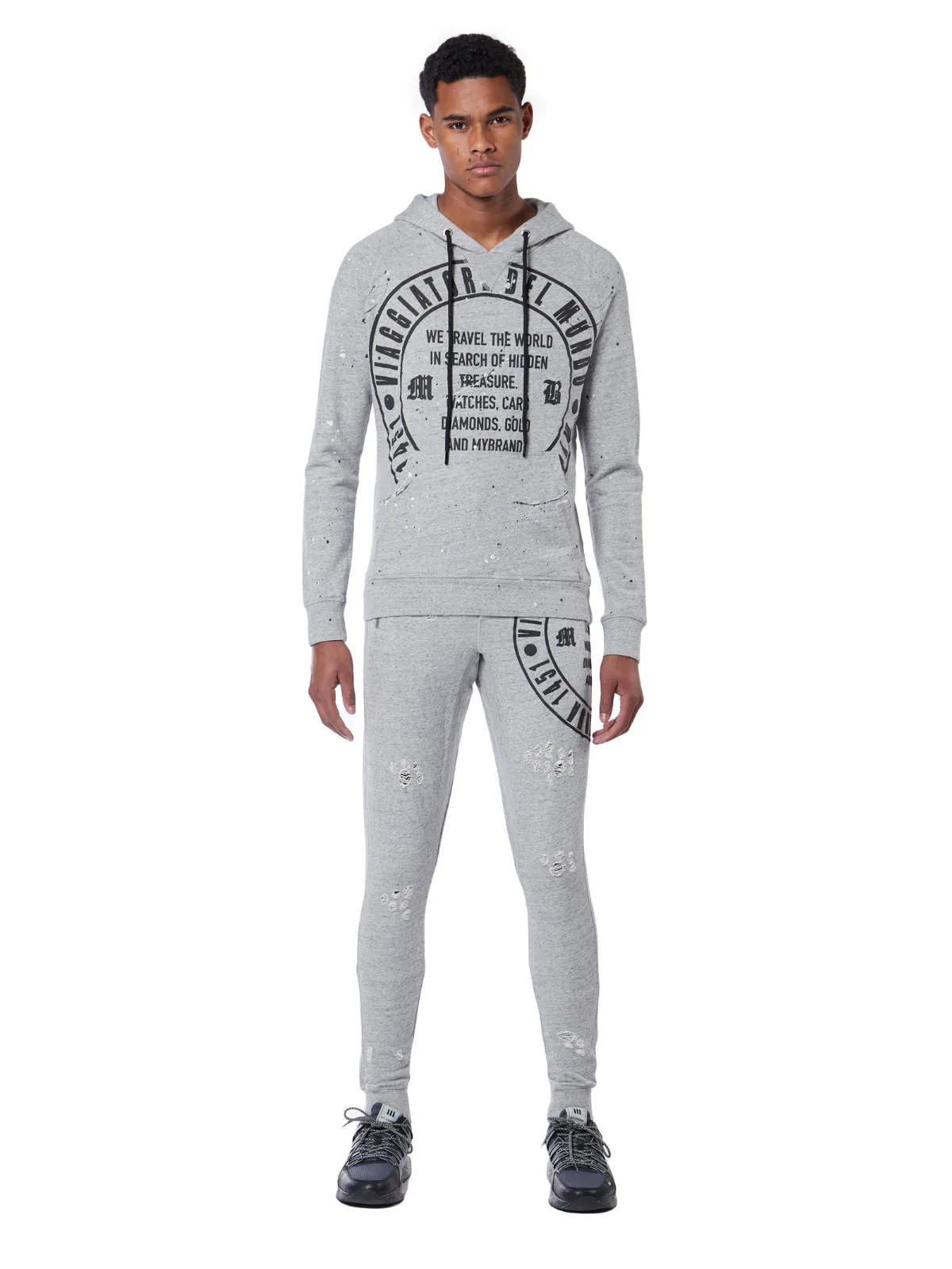 Del Mundo Jogging Pants | GREY