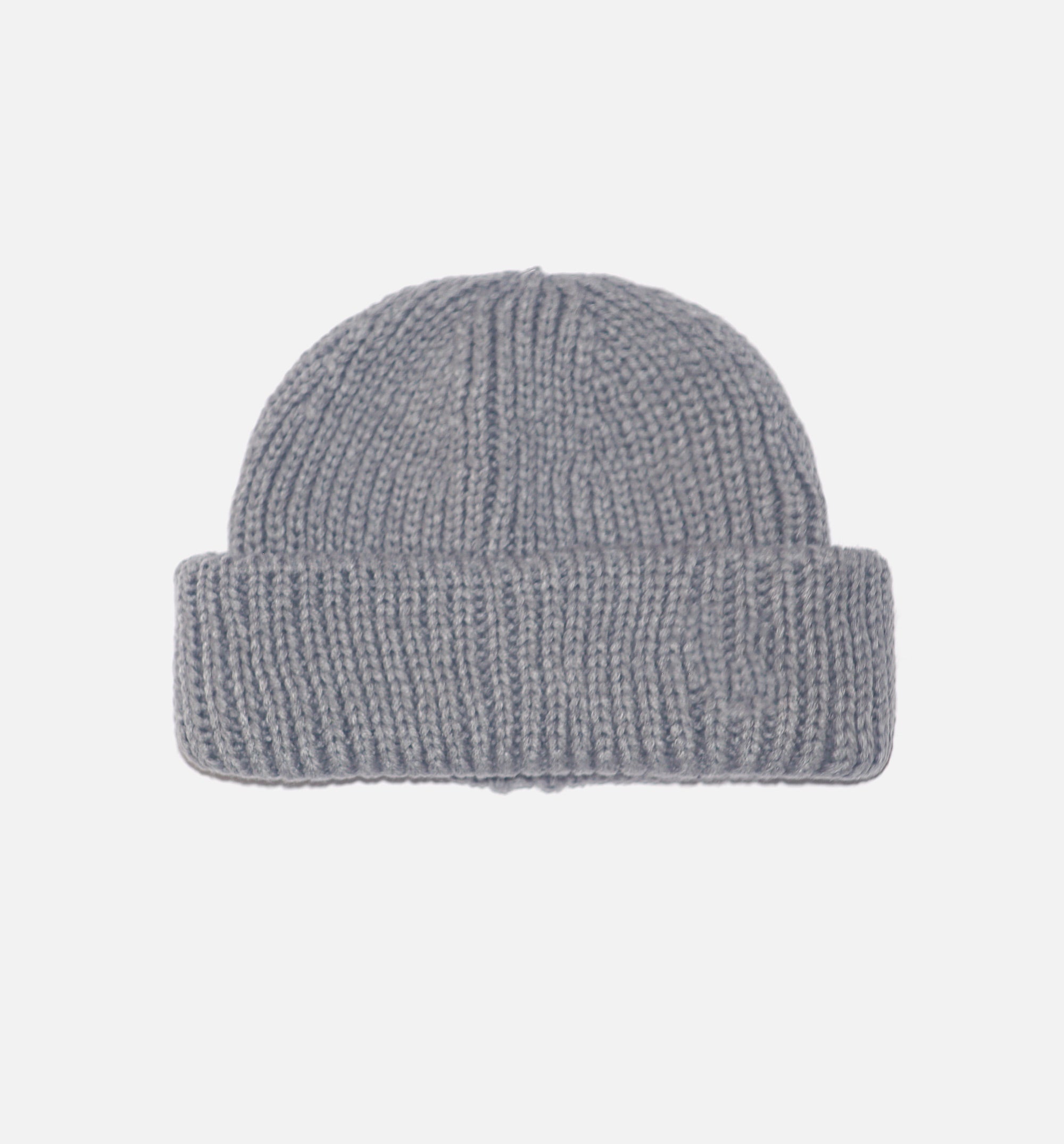 Enamel Pin Beanie Grey Mens Hat - Grey