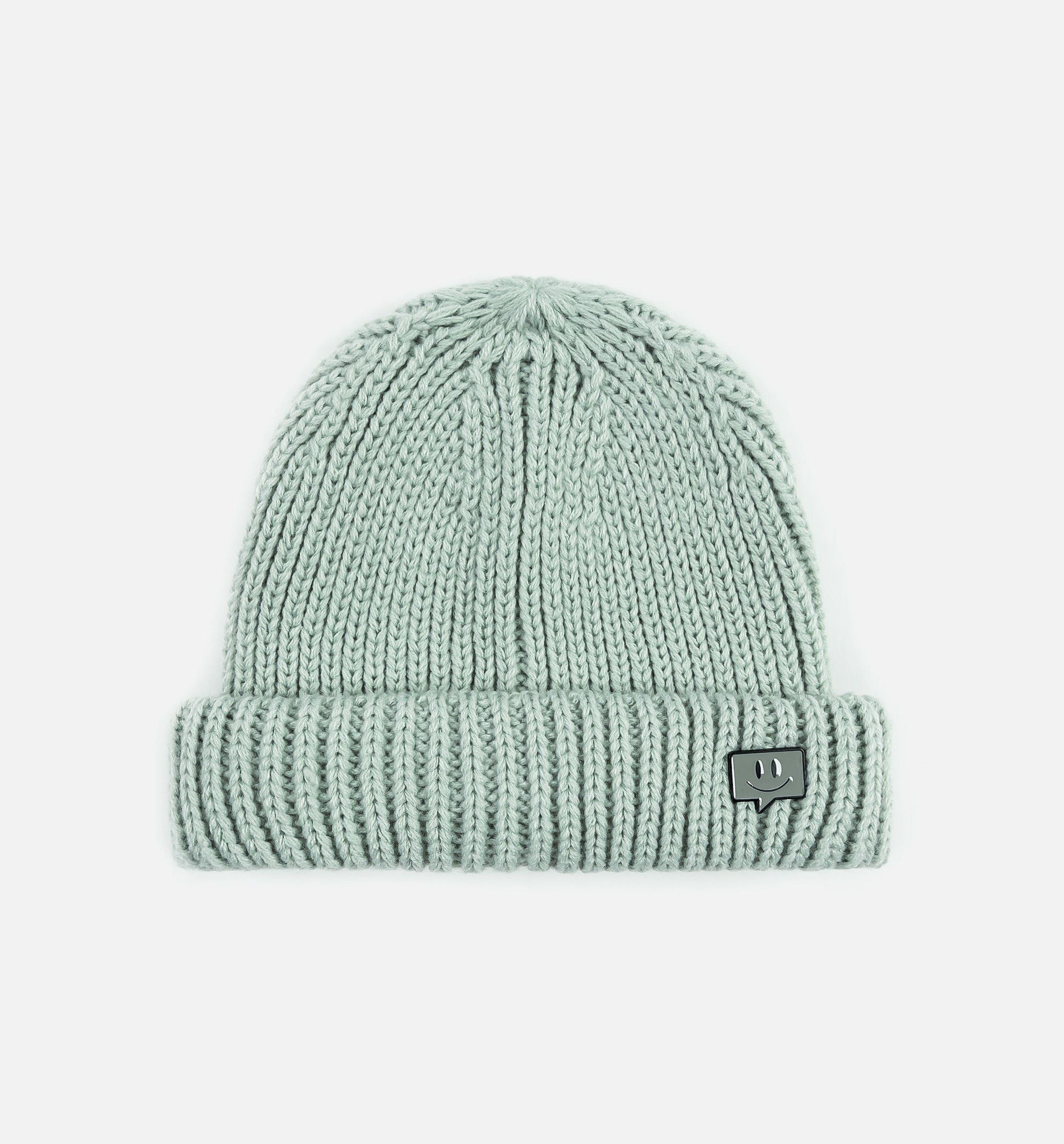 Enamel Pin Beanie Sage Mens Hat - Sage