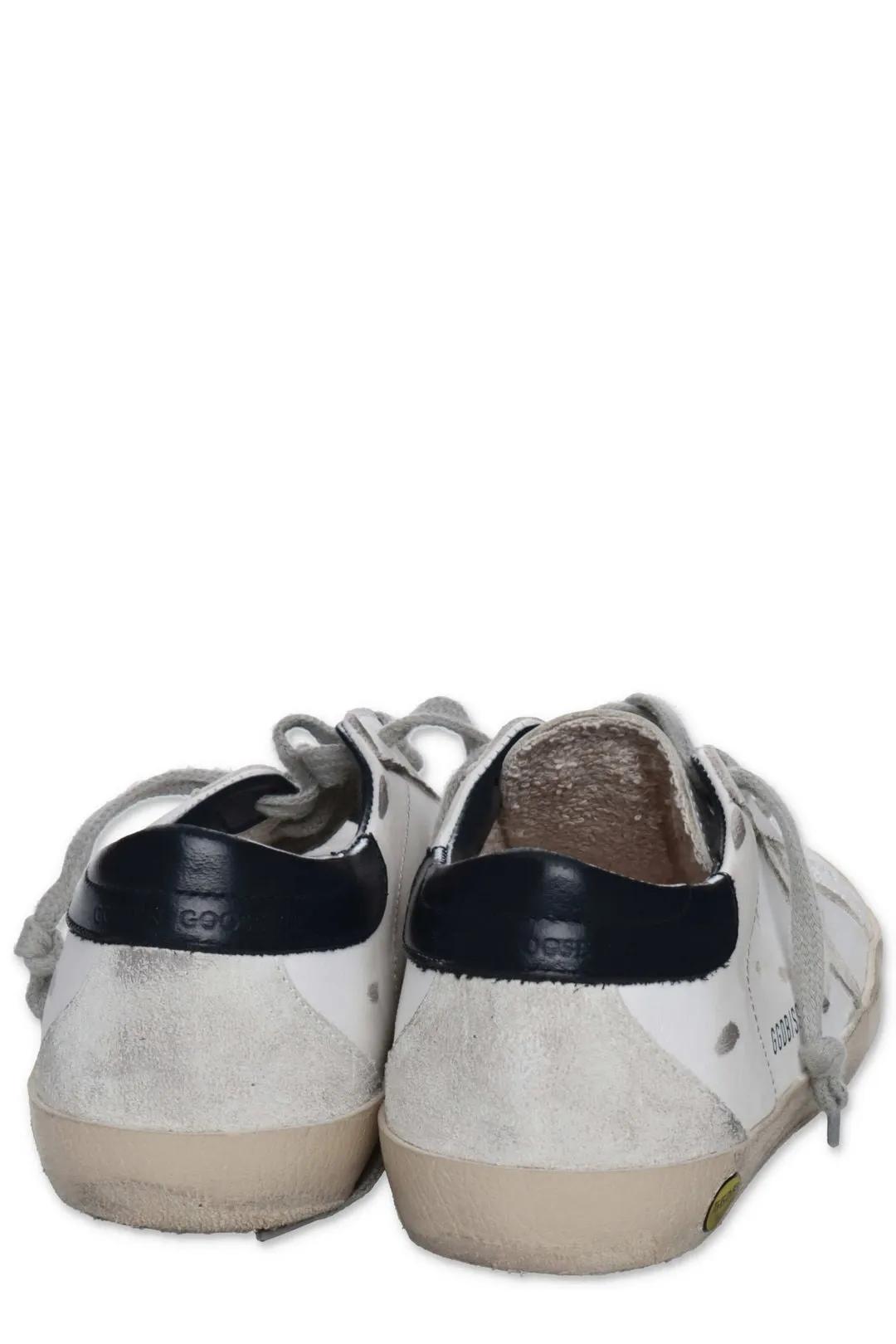 Golden Goose Kids Superstar Distressed Lace-Up Sneakers