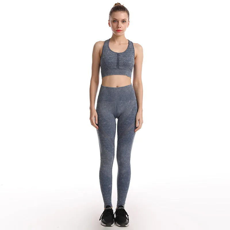 Hollow Beauty Back Leggings Yoga Suit