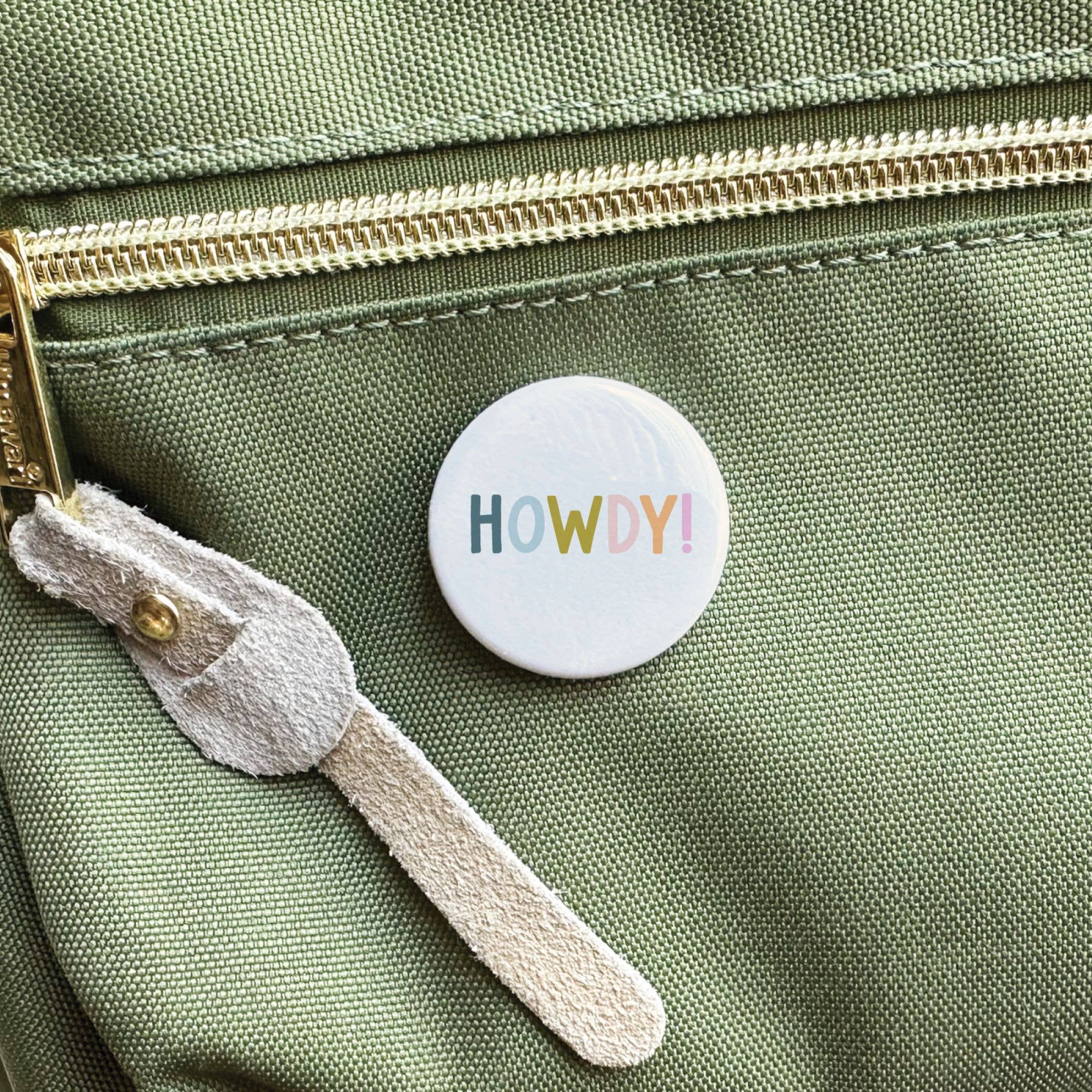 Howdy! Pinback Button