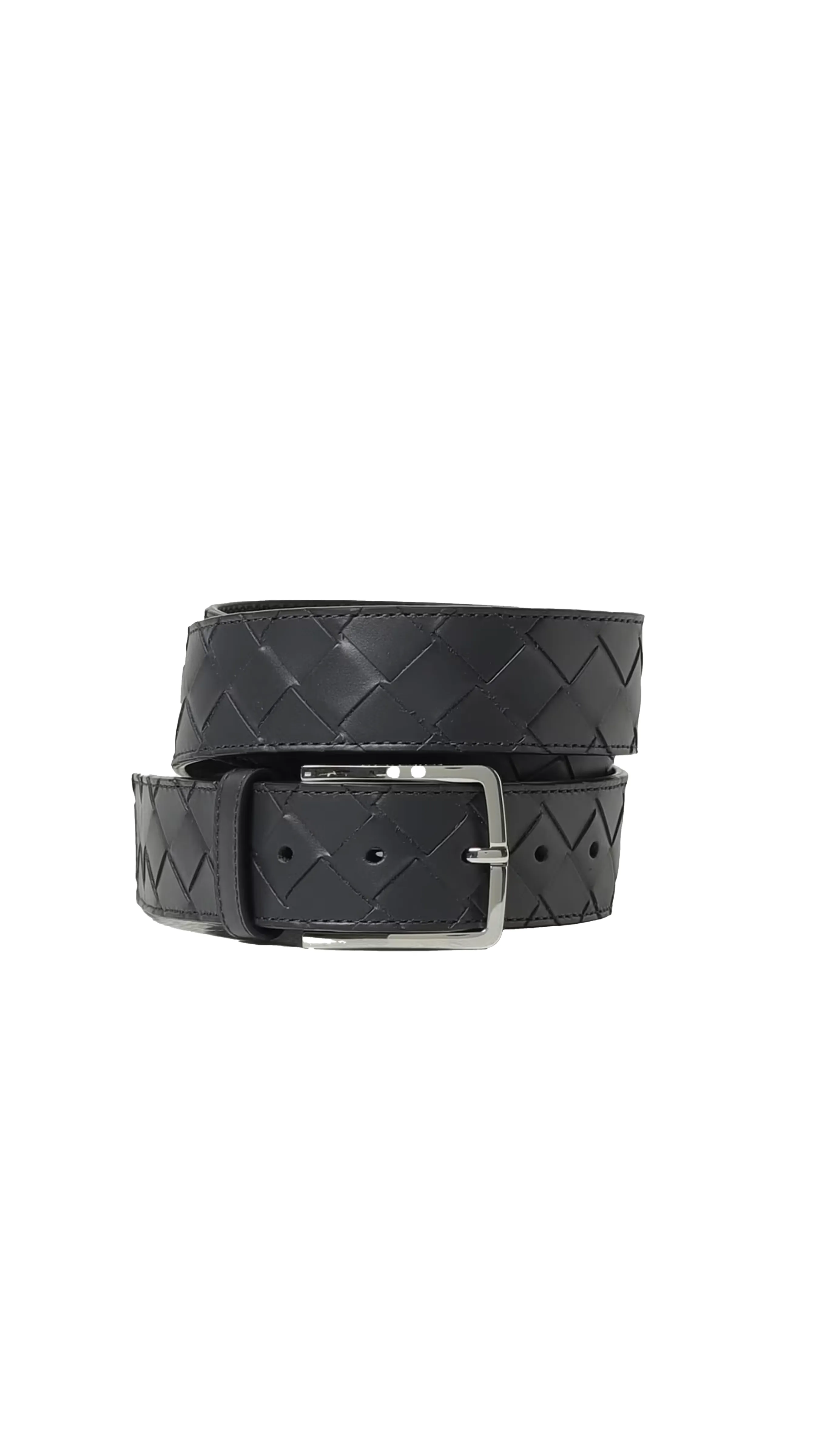 Intrecciato Belt - Black