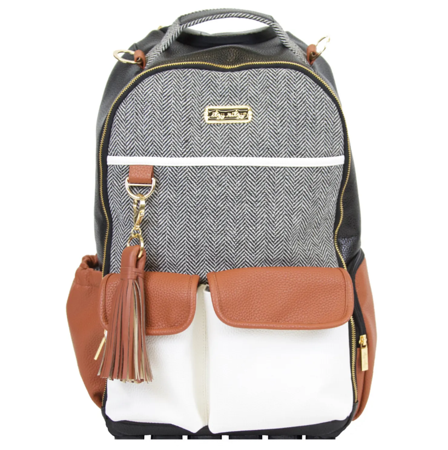 Itzy Ritzy - Coffee & Cream Boss Backpack Diaper Bag