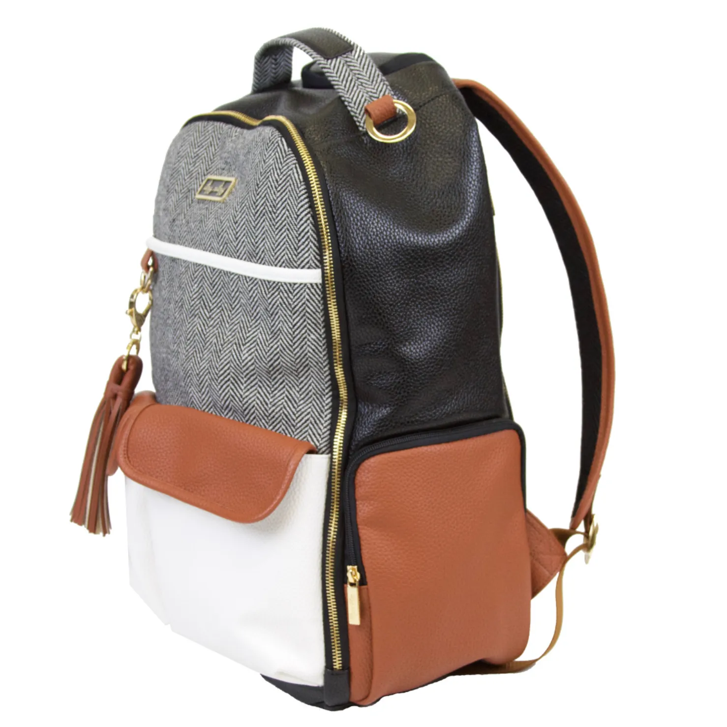 Itzy Ritzy - Coffee & Cream Boss Backpack Diaper Bag