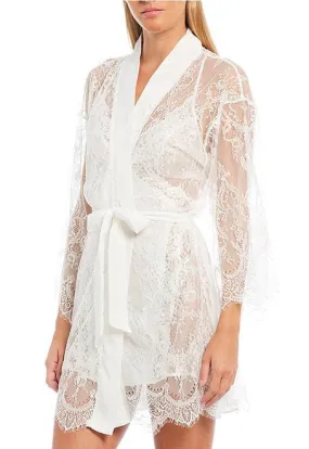 Jonquil SARA Wrap Robe in Ivory 