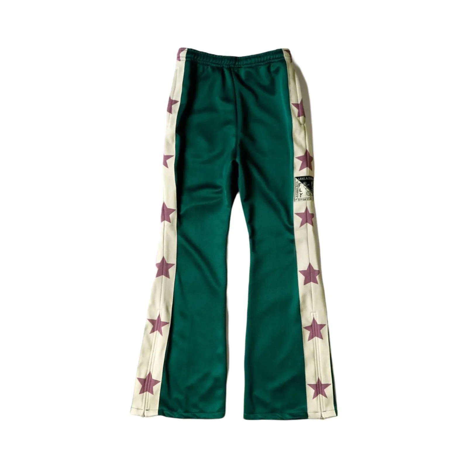 Kapital Smooth Jersey Stuntman Track Pants Green