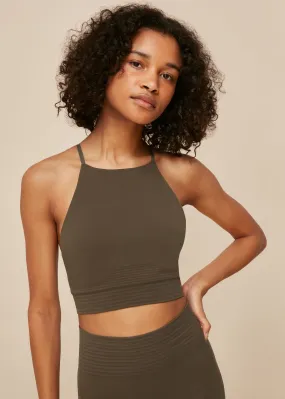 Khaki Studio Sports Top