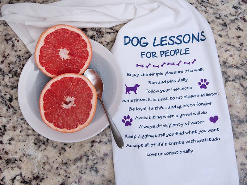 Kitchen Towel - Dog Lessons -