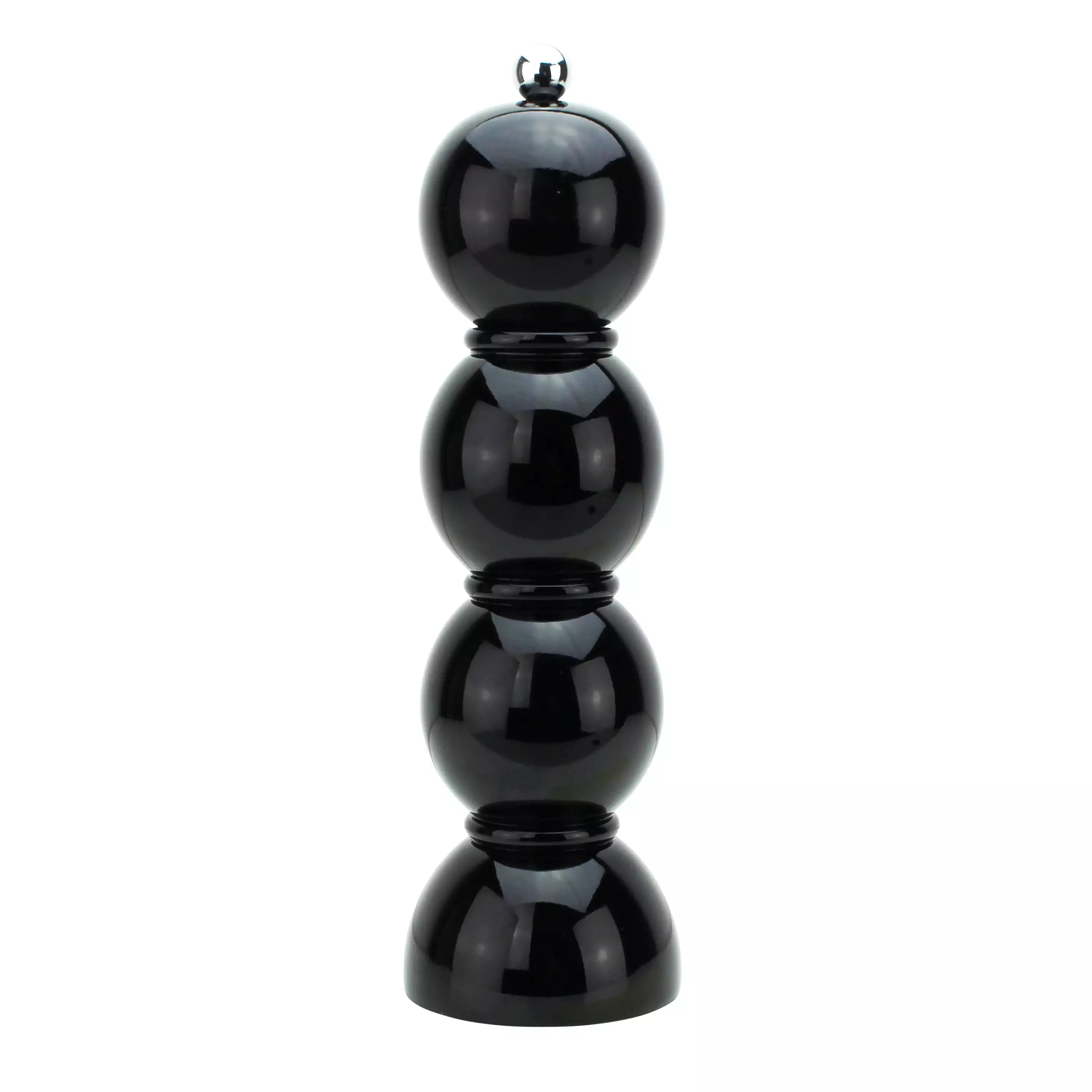 Lacquer Bobbin Salt or Pepper Mill Grinder - (eight colors)